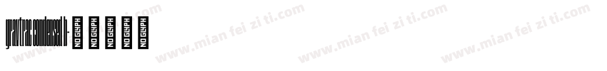 gravtrac condensed b字体转换